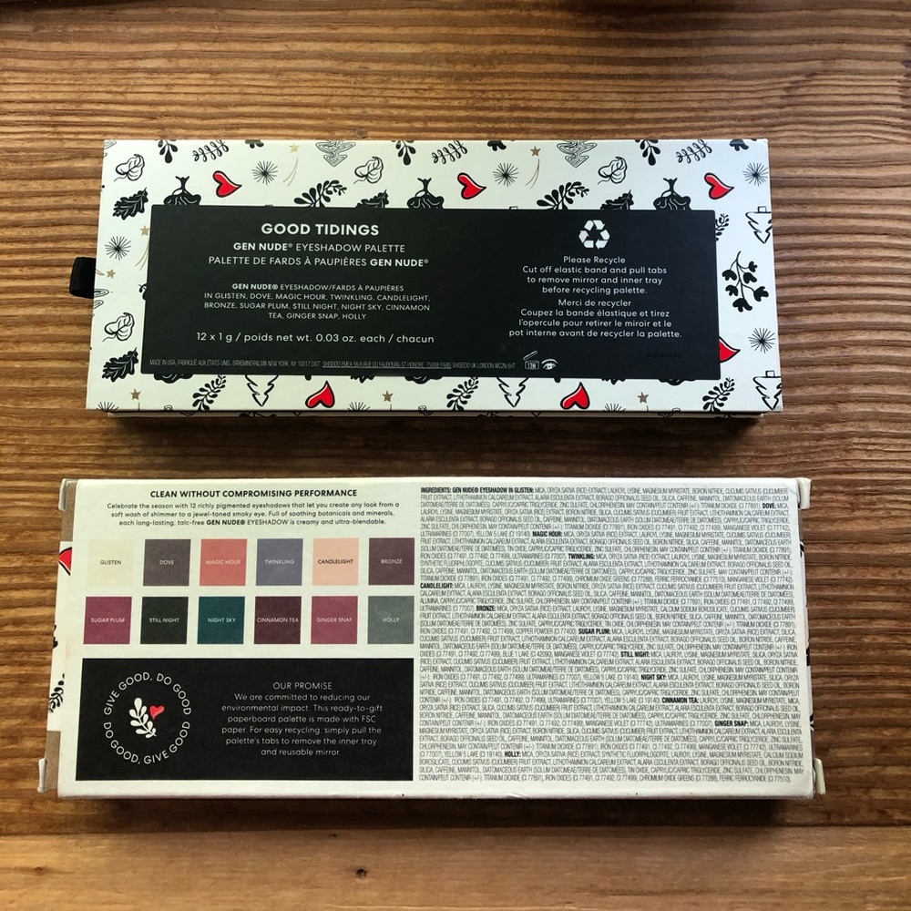 🎉HP x 2🎉 New Bare Minerals Good Tidings Eyeshadow Palette - Picture 3 of 10